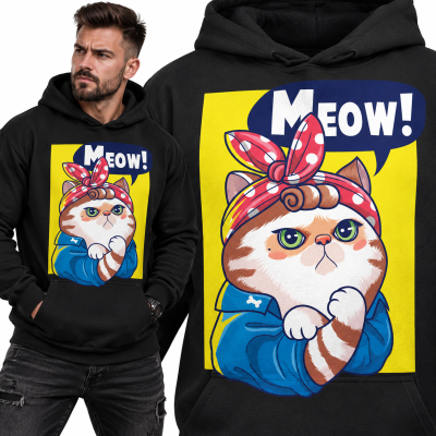 BLUZA Z KAPTUREM MEOW!